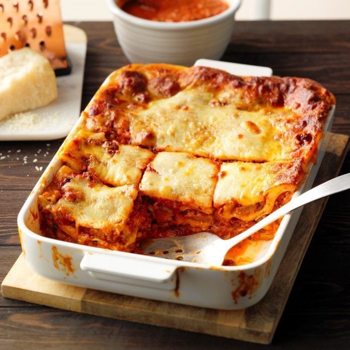 The Best Ever Lasagna Recipe | Taste of Home
