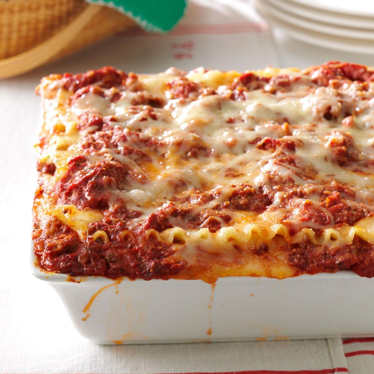 Best Lasagna Recipe | Taste of Home