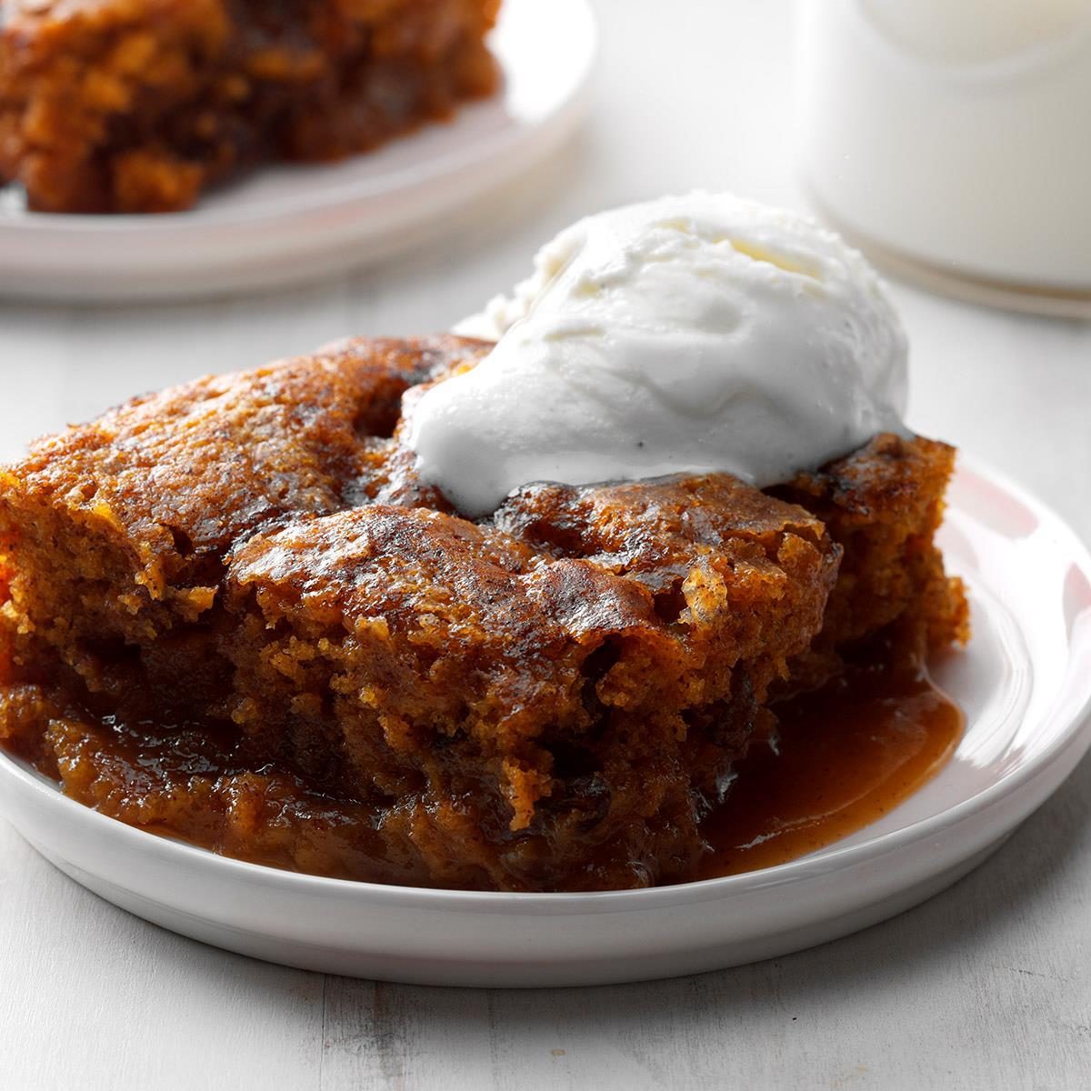 Runner Up: Cardamom Pumpkin Pudding Cake