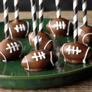 Football Cake Pops