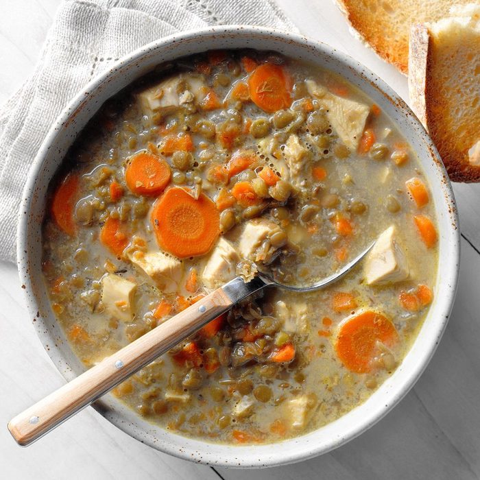 French Lentil and Carrot Soup