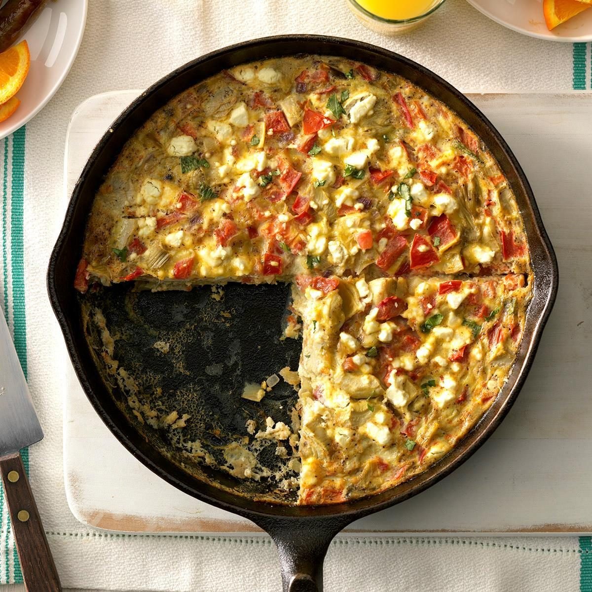 Artichoke and Potato Frittata