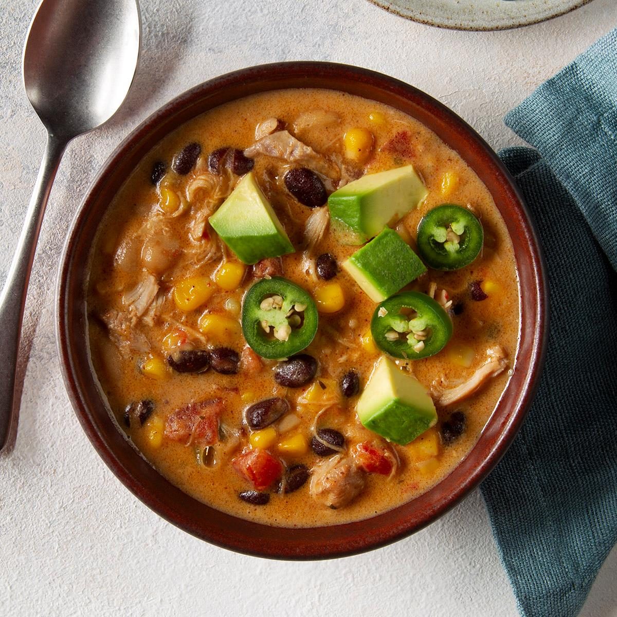 Monday: Pressure-Cooker Chicken and Bacon White Chili