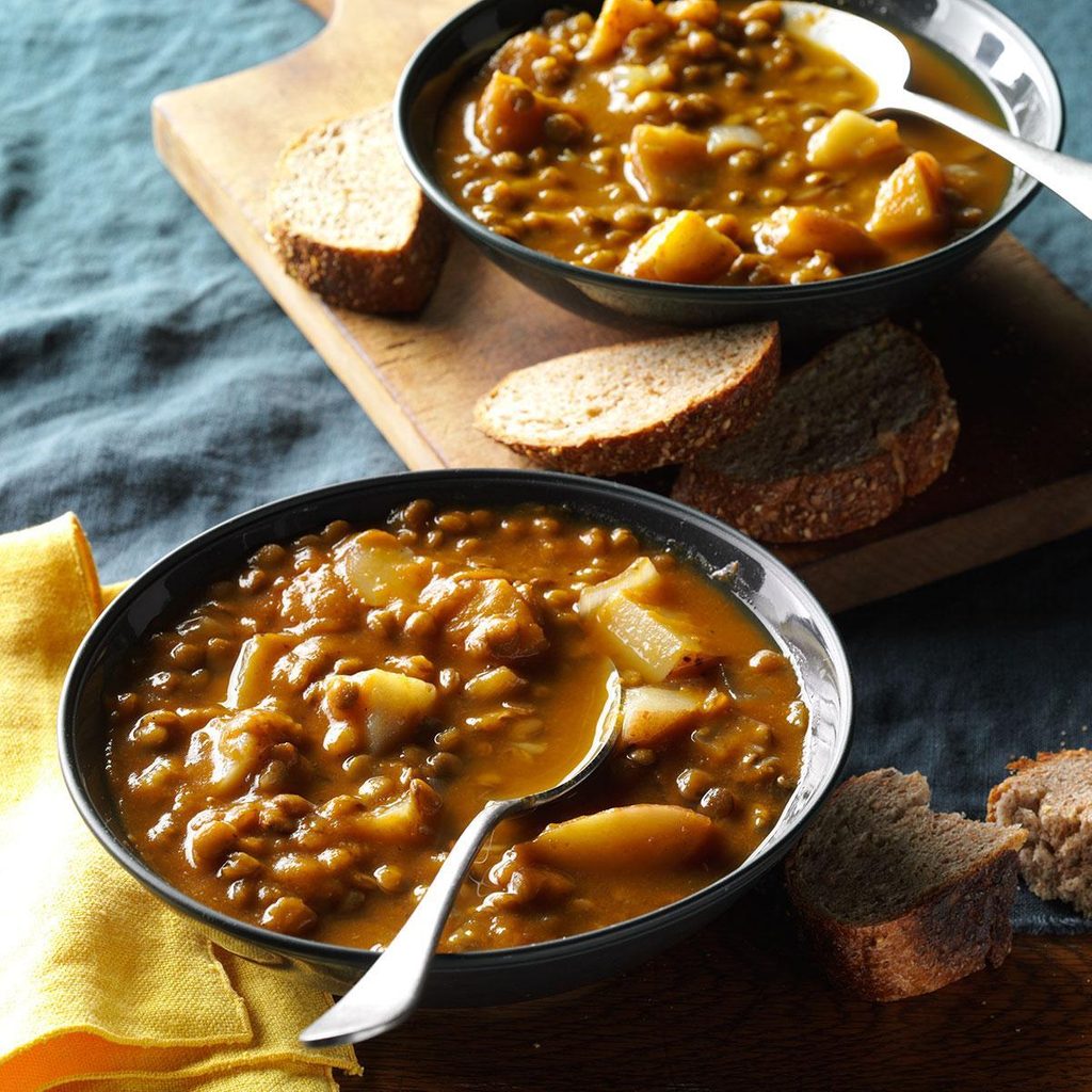 Instant Pot Lentil Pumpkin Soup