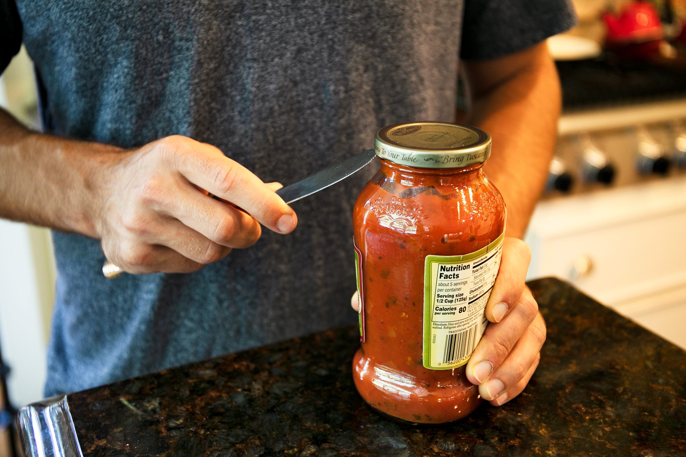Under-Cabinet Jar Opener, NEVER struggle with opening jars again thanks to  this under-cabinet jar opener! 🤯👏 It's V-shape allows it to open any size  jar, and it sticks riiight