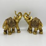 Elephant Figurine Set Of Two Elephant