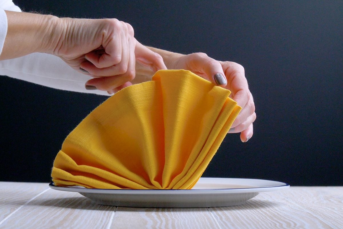 How to fold cloth napkins fancy