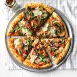 Bacon and Spinach Pizza