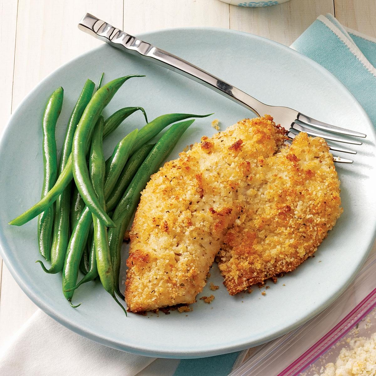 Inspired by: Parmesan-Crusted Tilapia