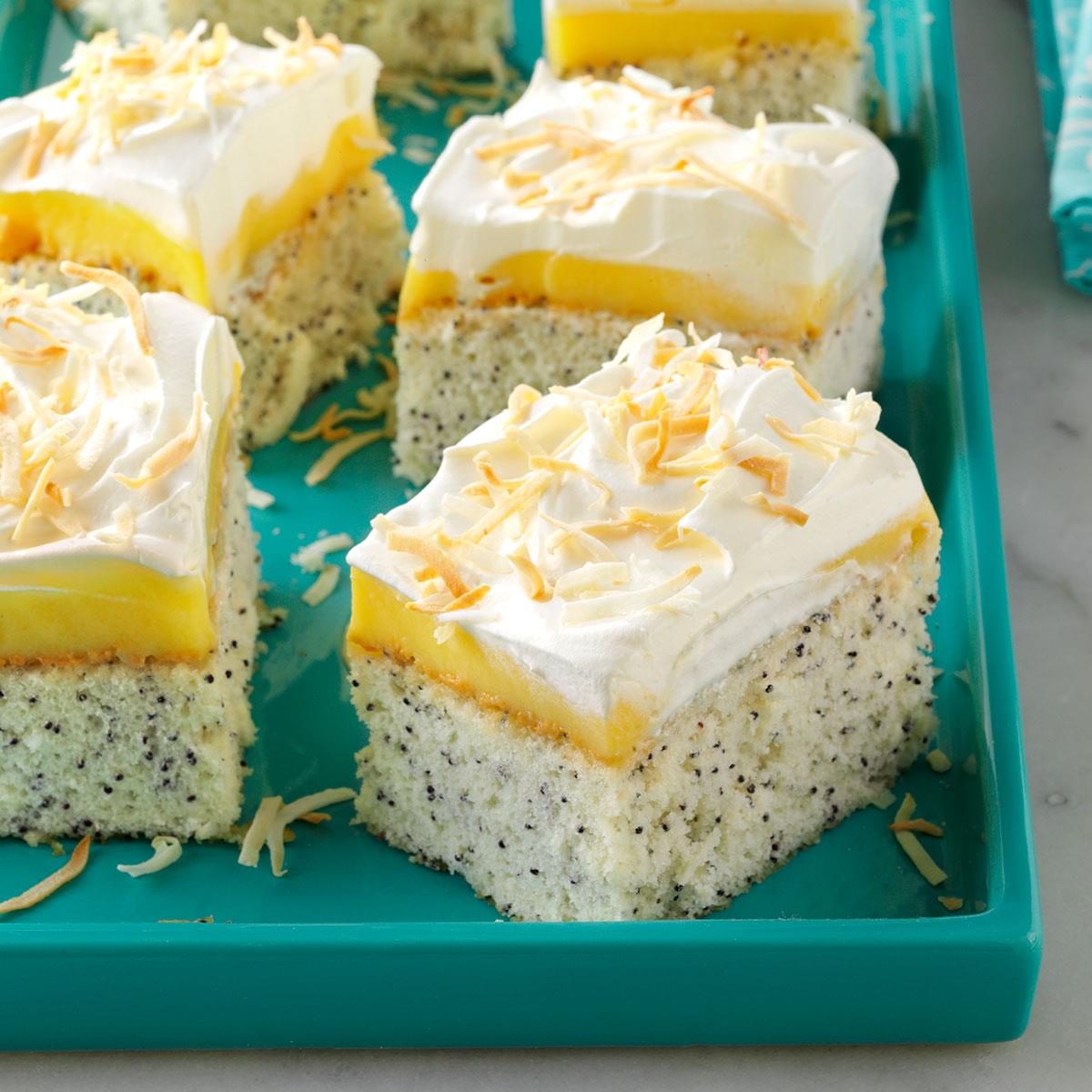 Coconut Poppy Seed Cake