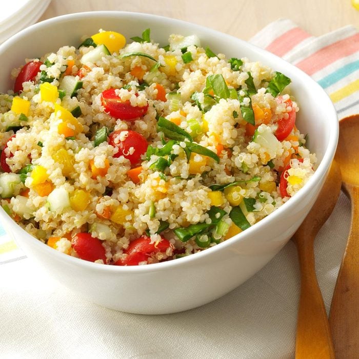 Colorful quinoa salad