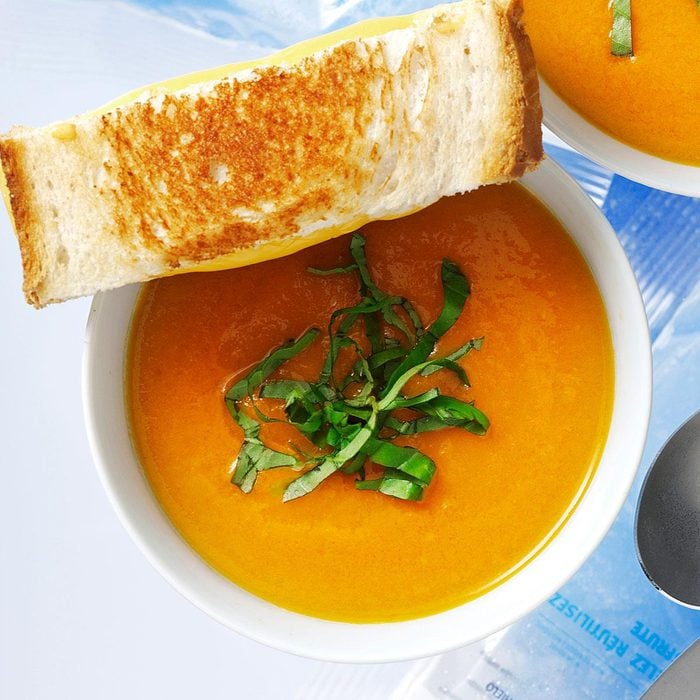 Day 1 Lunch:  Contest-Winning Roasted Tomato Soup