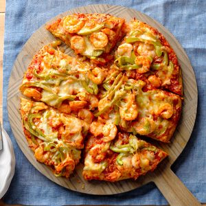 Creole Shrimp Pizza