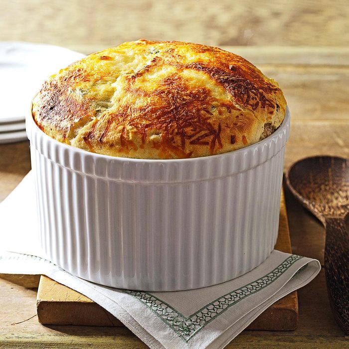 Inspired by: Spinach & Bacon Souffle