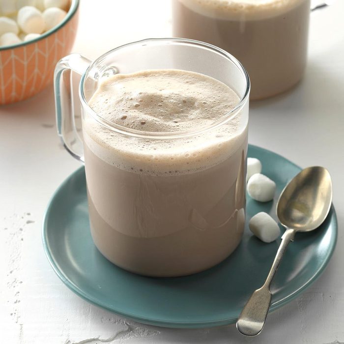 Fluffy hot chocolate