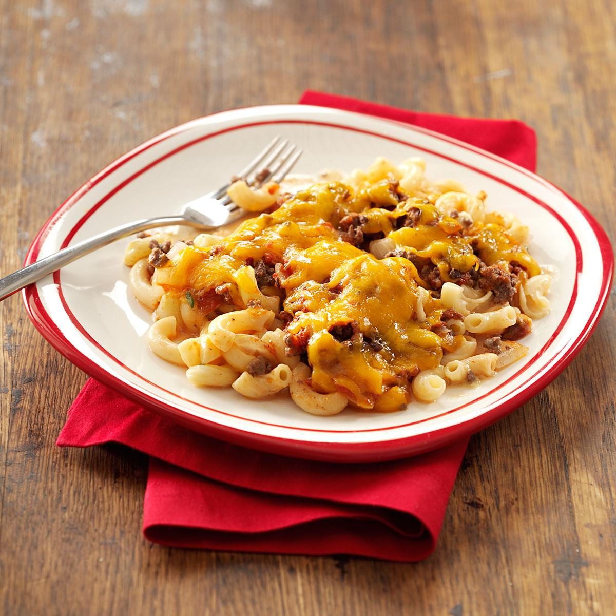 Ground Beef Macaroni Casserole