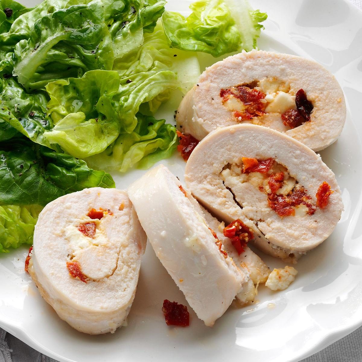 Mediterranean Stuffed Chicken Breasts