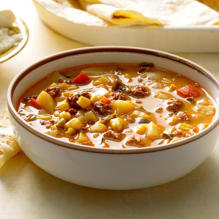 Mexican Chorizo and Corn Soup