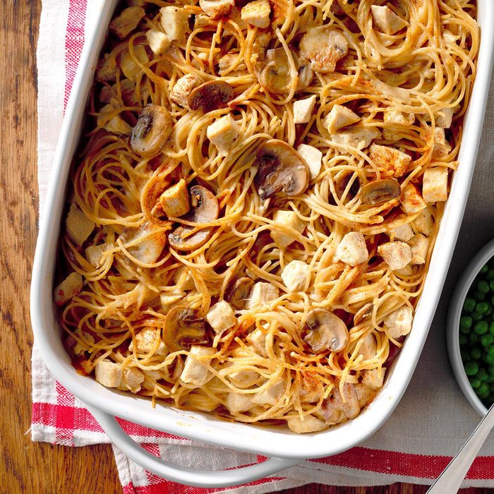 Mushroom Turkey Tetrazzini