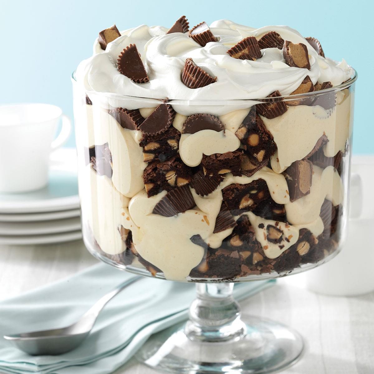 Pennsylvania: Peanut Butter Brownie Trifle