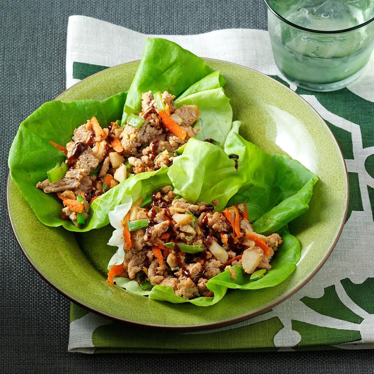 Day 7 Lunch: Peanutty Asian Lettuce Wraps