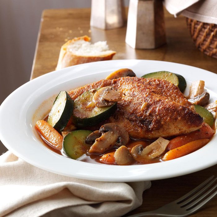Savory Braised Chicken with Vegetables
