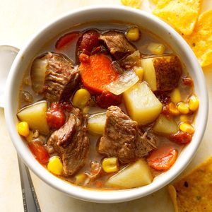 Slow-Cooked Mexican Beef Soup