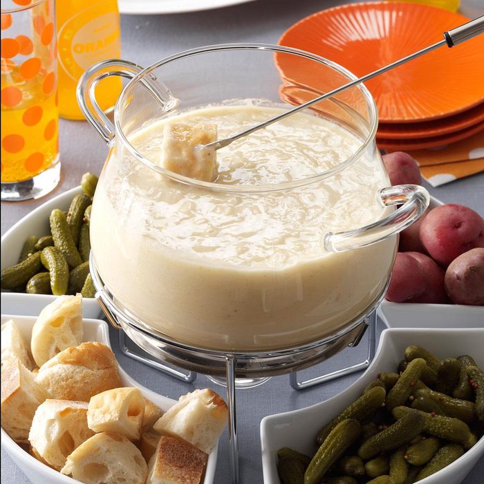 Three-Cheese Fondue