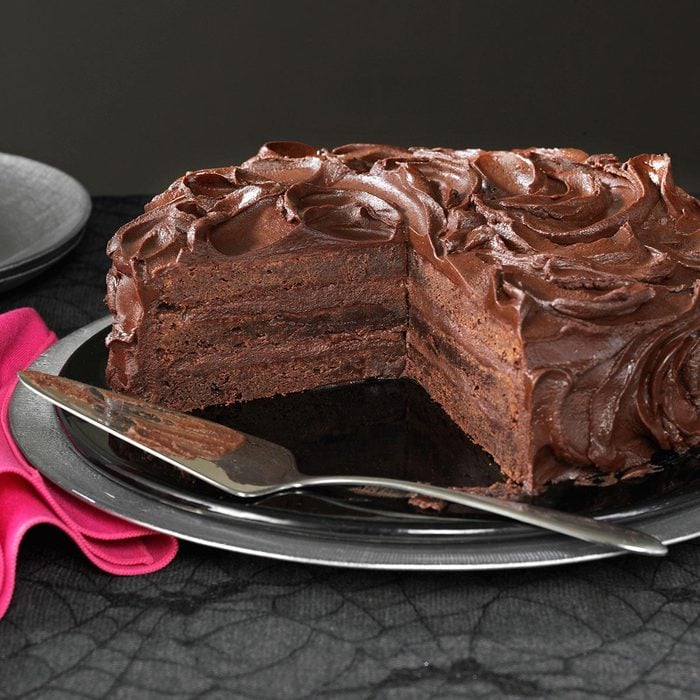 Triple Layer Brownie Cake