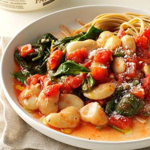 Tomato & Garlic Butter Bean Dinner