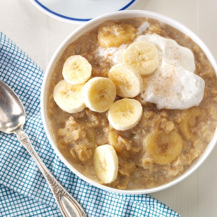 Bananas Foster Oatmeal