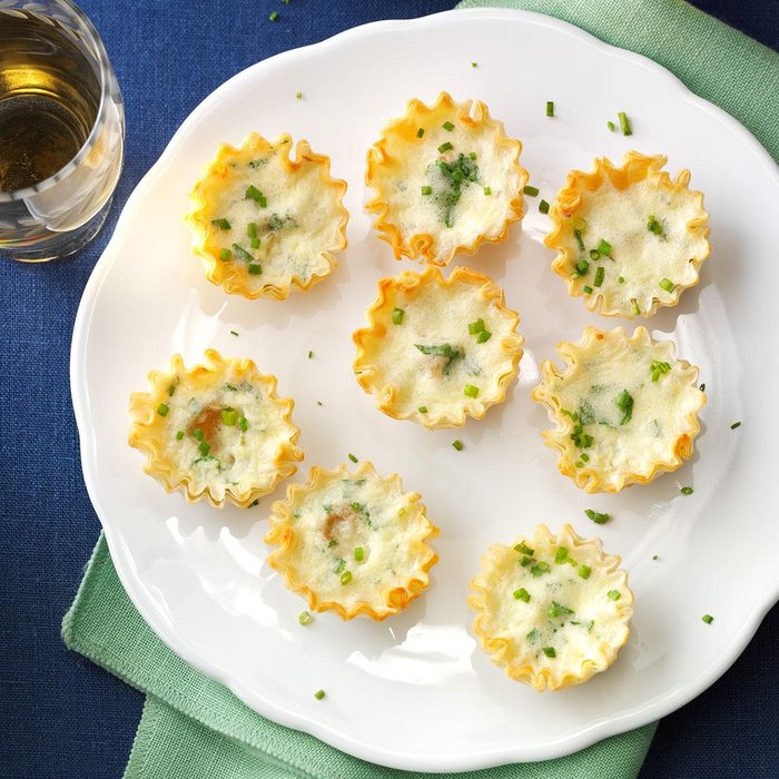 Garlic-Herb Mini Quiches