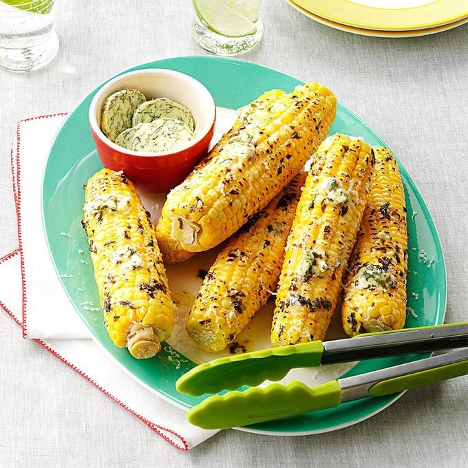 Cilantro-Lime Butter on Corn