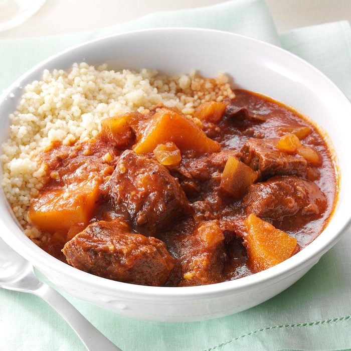Moroccan Apple Beef Stew