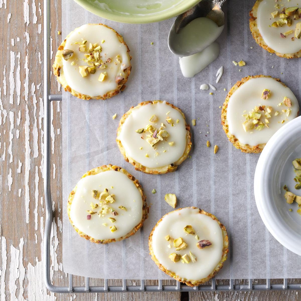 Orange Pistachio Cookies