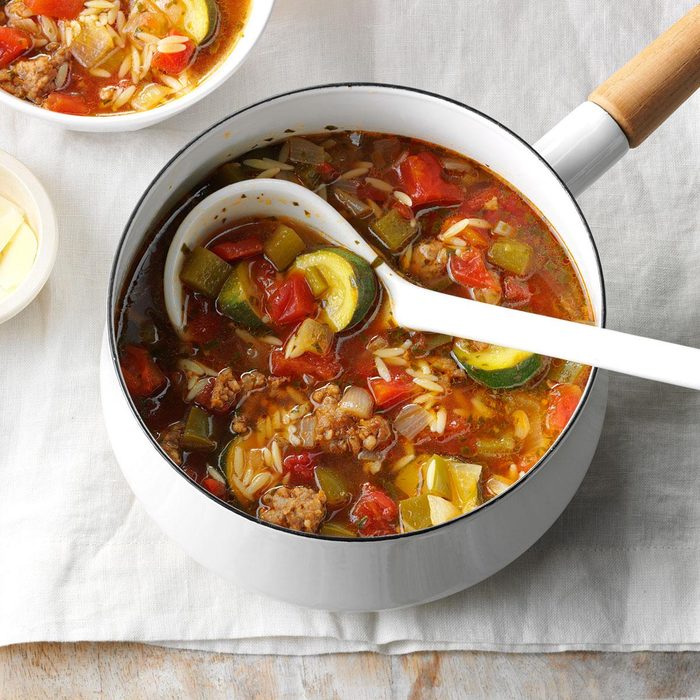 Italian Sausage and Zucchini Soup