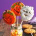 Halloween Peanut Butter Cookie Pops