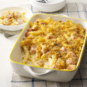 Ham & Swiss Baked Penne