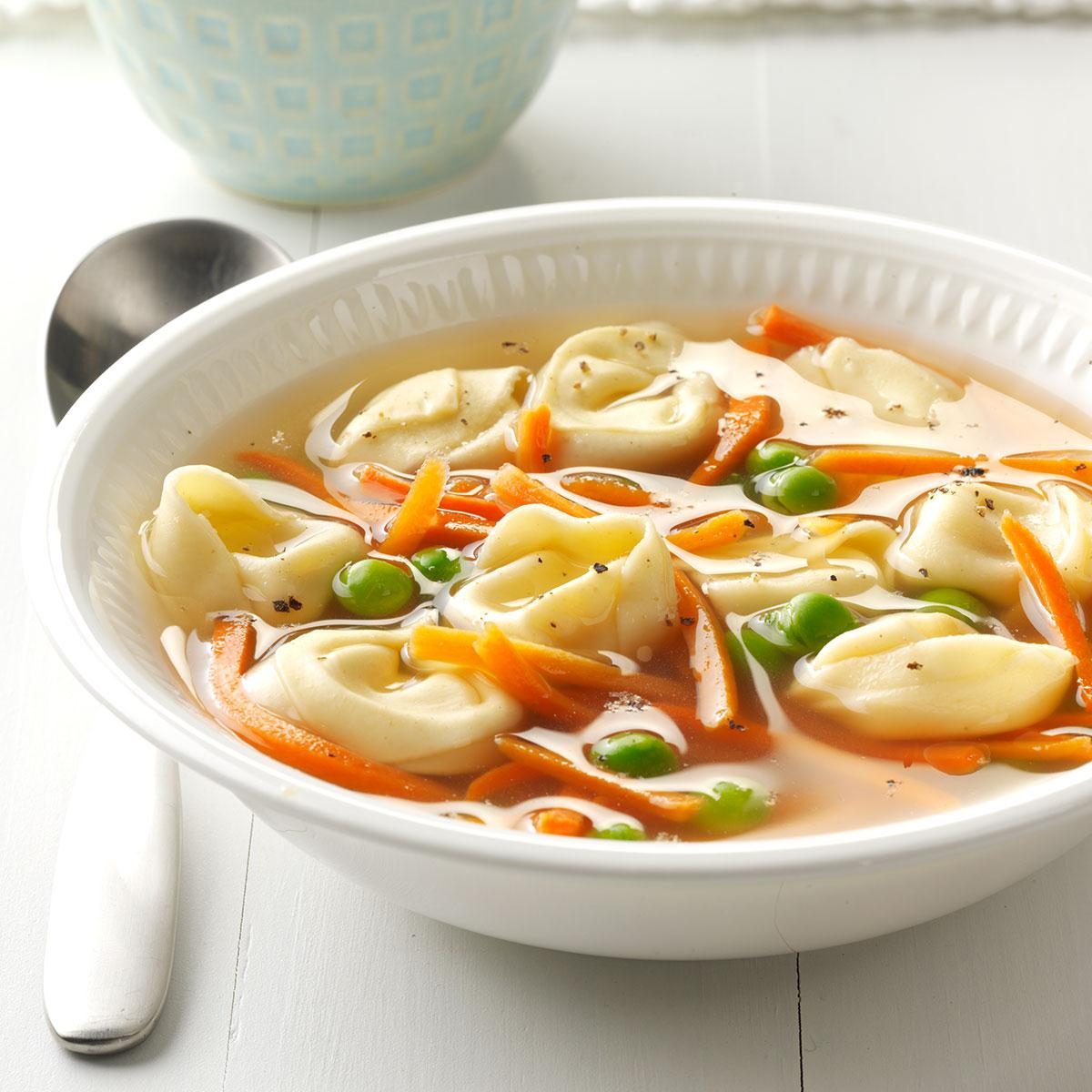 Tortellini Primavera Soup