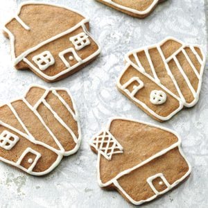 Gingerbread Cookies with Buttercream Icing