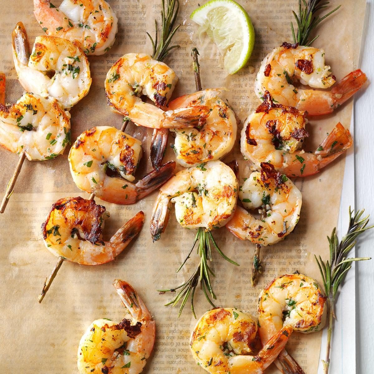 Grilled Shrimp - Eating Bird Food