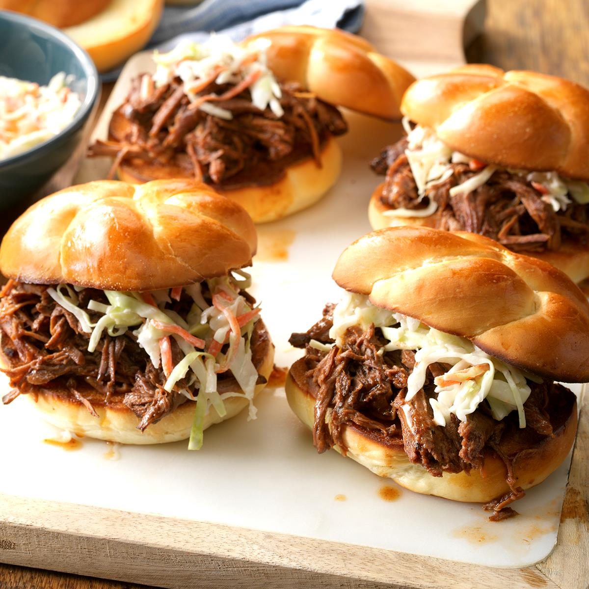 Bistro Beef Barbecue Sandwiches Recipe | Taste of Home