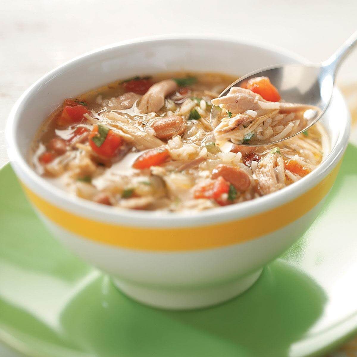 Cajun Chicken & Rice Soup Recipe | Taste of Home