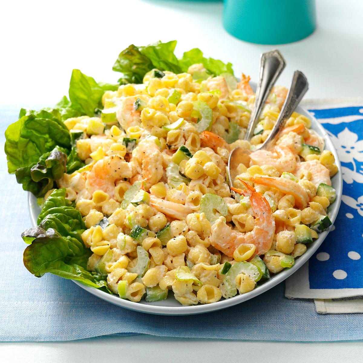 Chilled Shrimp Pasta Salad Recipe | Taste of Home