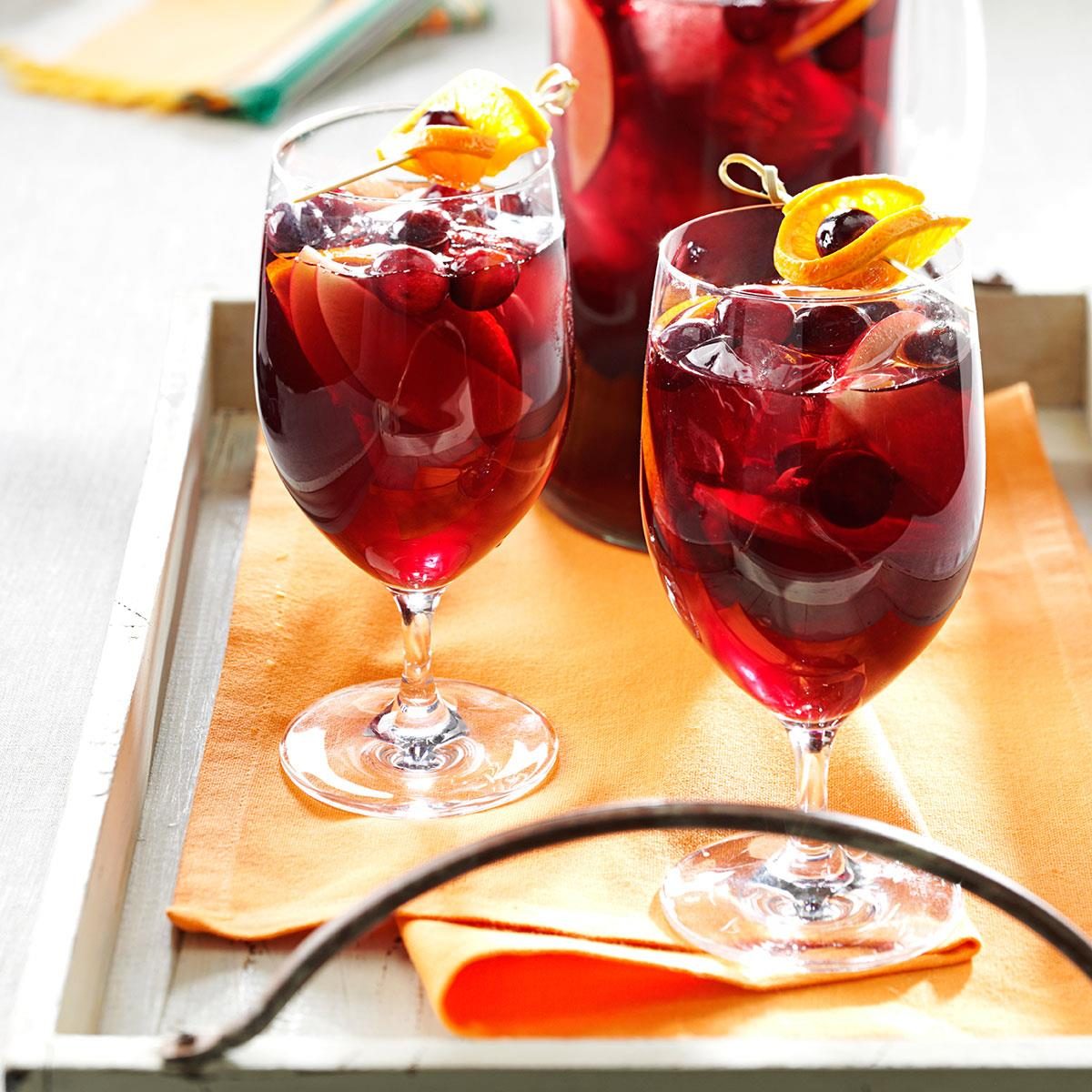Cranberry-Orange Sangria Recipe | Taste of Home