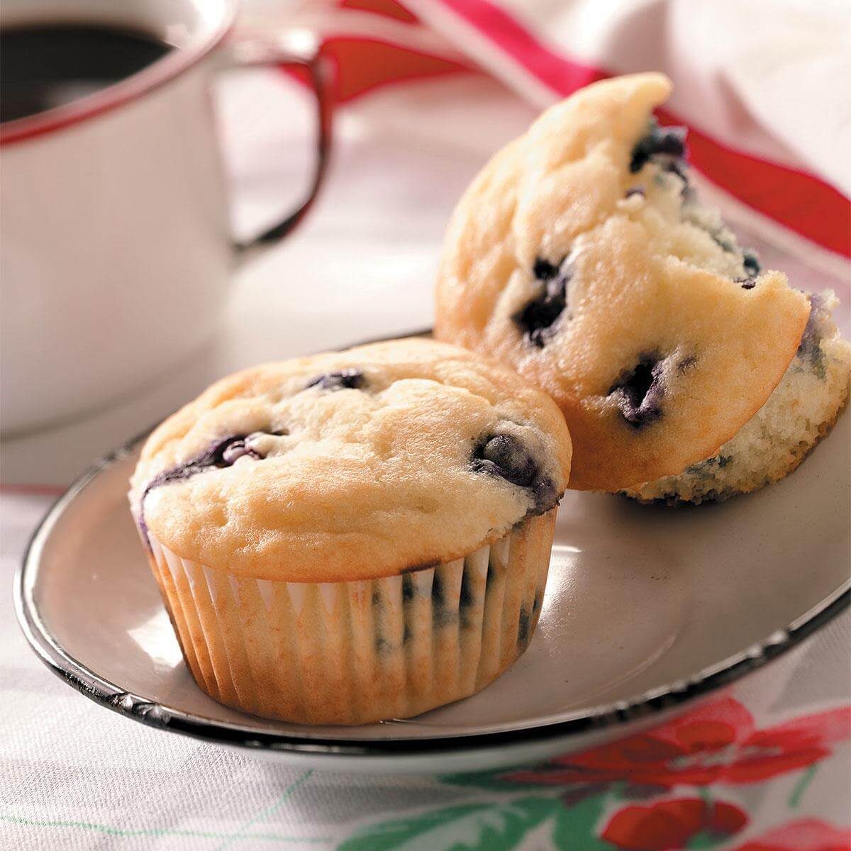 Blueberry Yogurt Muffins Recipe | Taste of Home