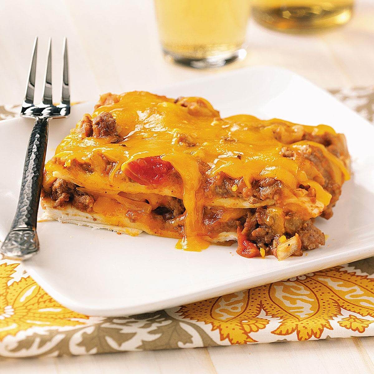 Enchilada Lasagna Recipe | Taste of Home