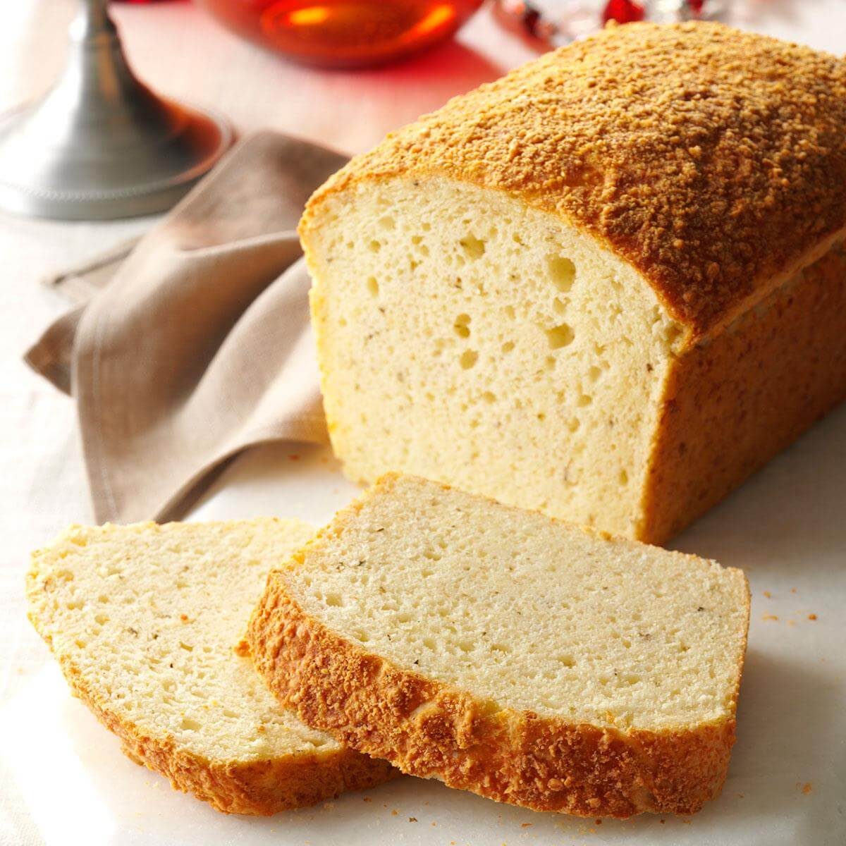Herbed Parmesan Bread Recipe | Taste of Home