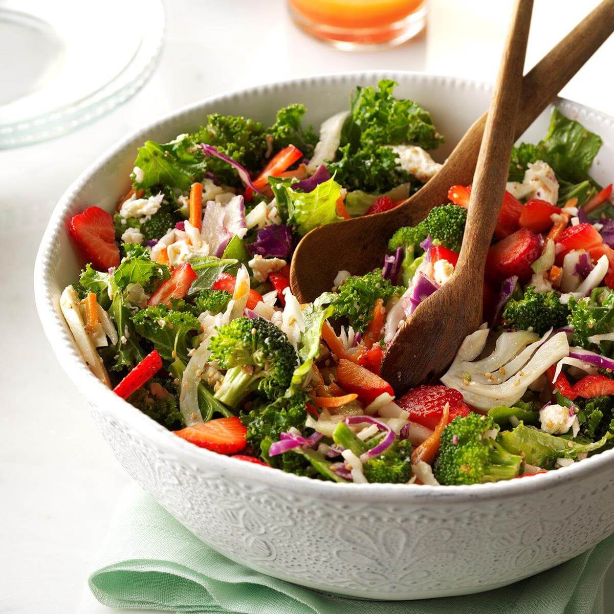 Kale Slaw Spring Salad Recipe | Taste of Home
