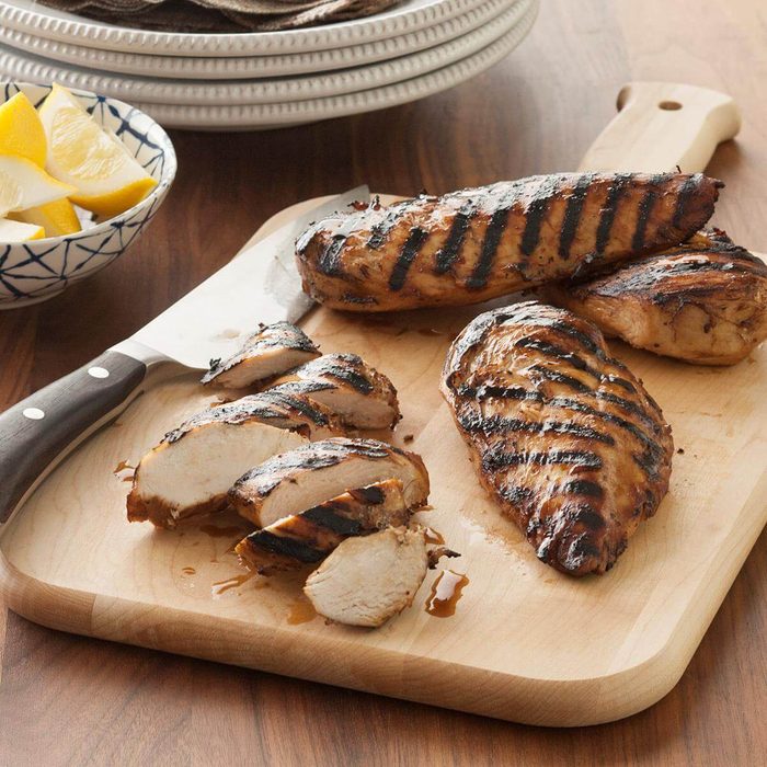 Marinated grilled chicken